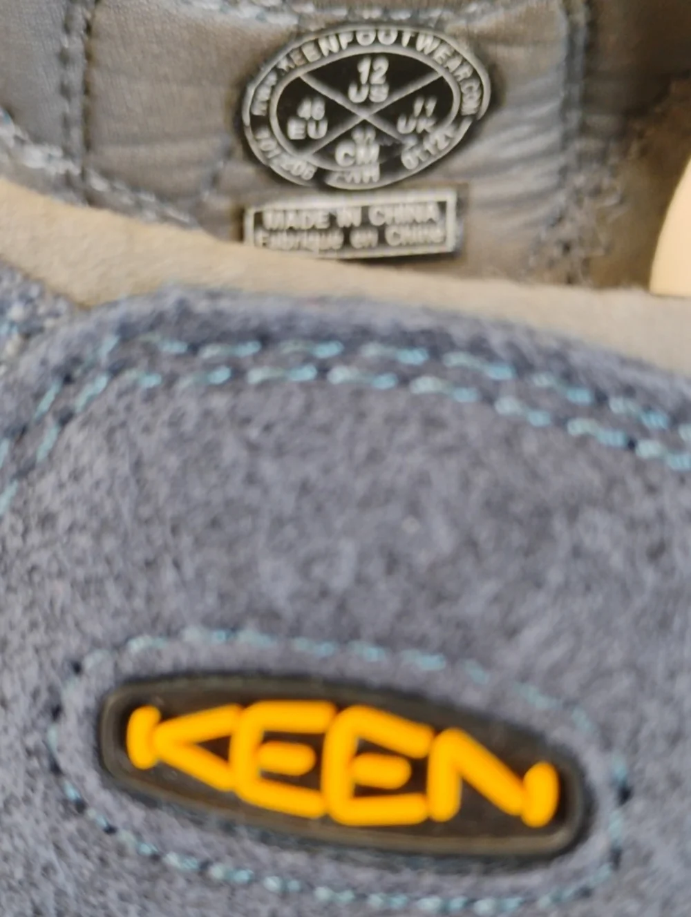 Keen Blue and Gray K2 Men's Hiking  Closed-Toe Sandals Men's Size 12 Waterproof